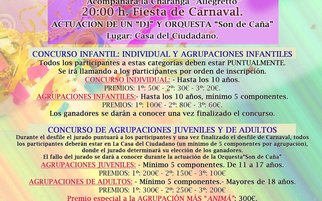 Bases Concurso Carnaval 2016