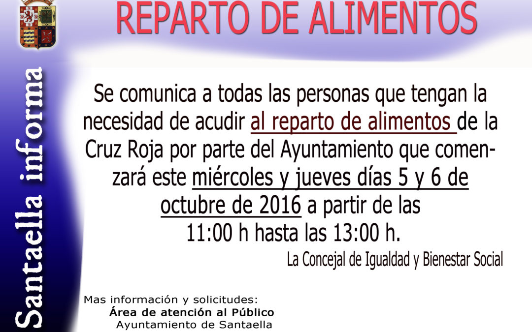 Reparto de Alimentos