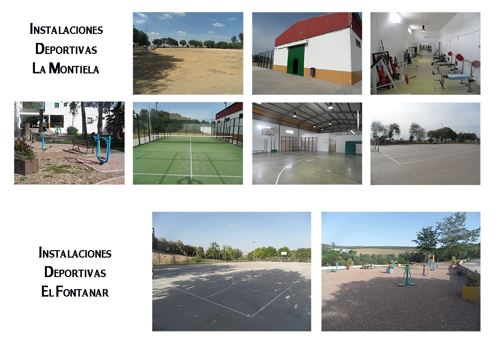 Instalaciones deportivas en La Montiela y El Fontanar