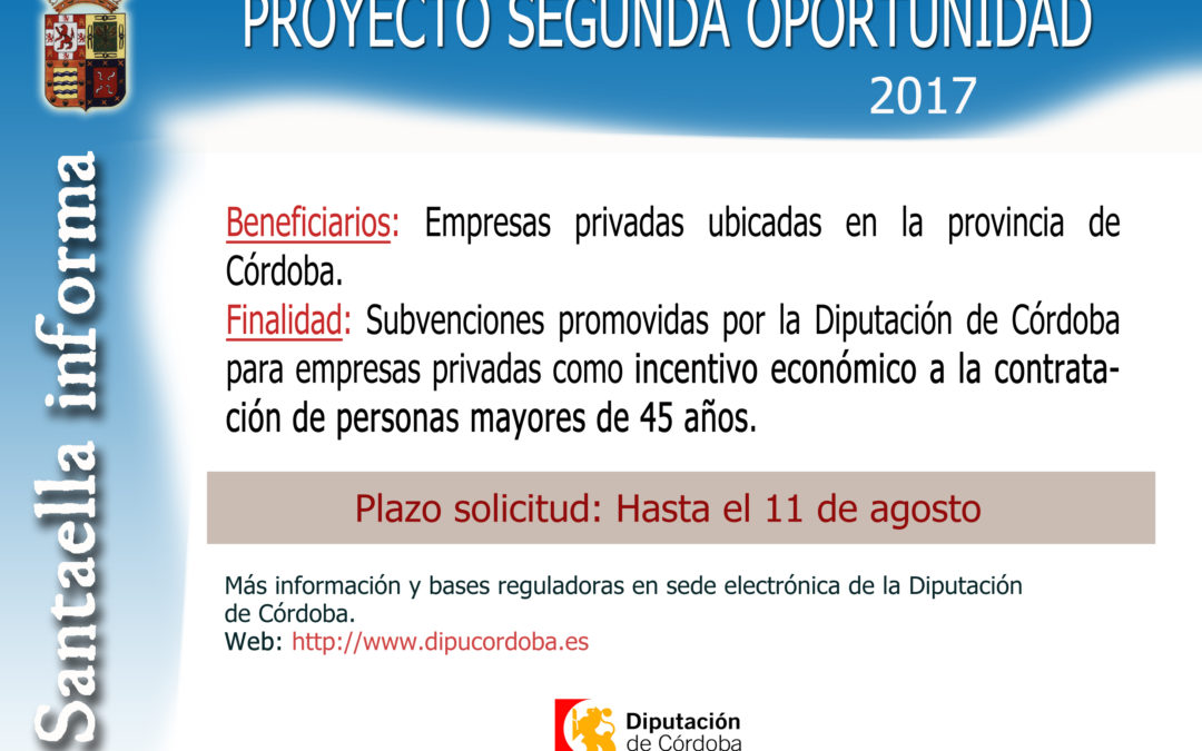 PROYECTO SEGUNDA OPORTUNIDAD 2017