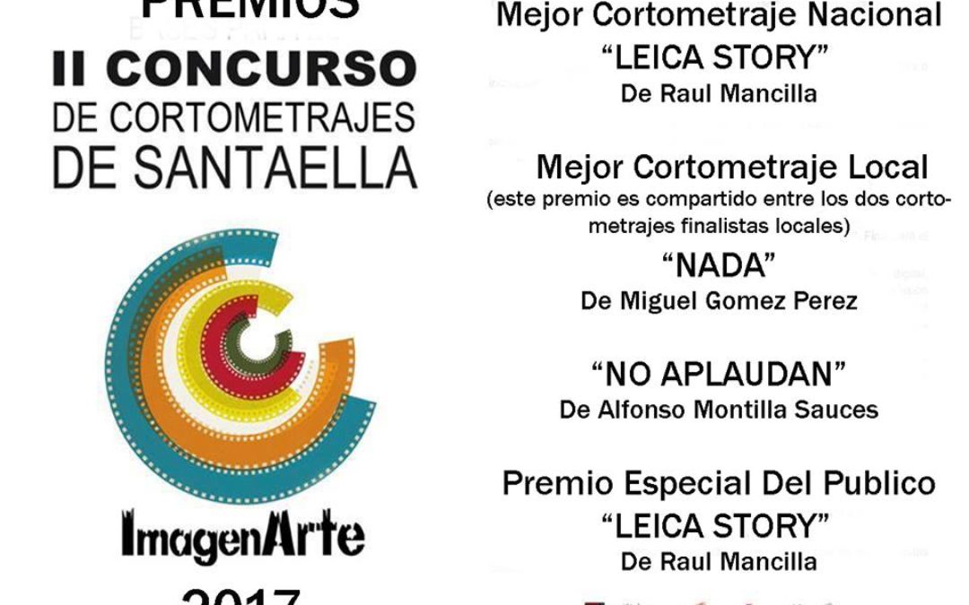 GRAN ACOGIDA DEL CONCURSO DE CORTOS IMAGENARTE 2017