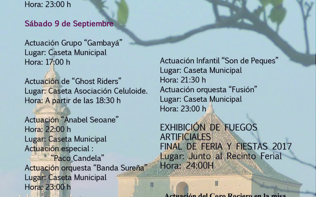 REVISTA DE FERIA Y FIESTAS 2017 DE SANTAELLA