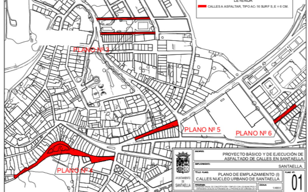 PLAN MUNICIPAL DE ASFALTO 2017-2018 (1ª Fase)