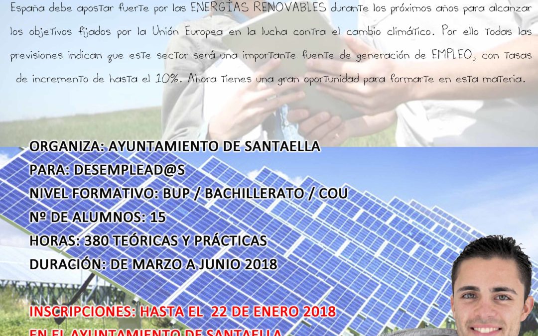 CURSO TÉCNICO DE SISTEMAS DE ENERGIAS RENOVABLES