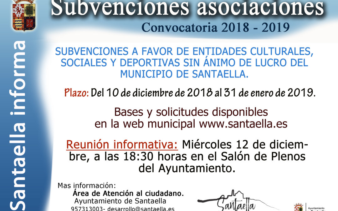 SUBVENCIONES ASOCIACIONES