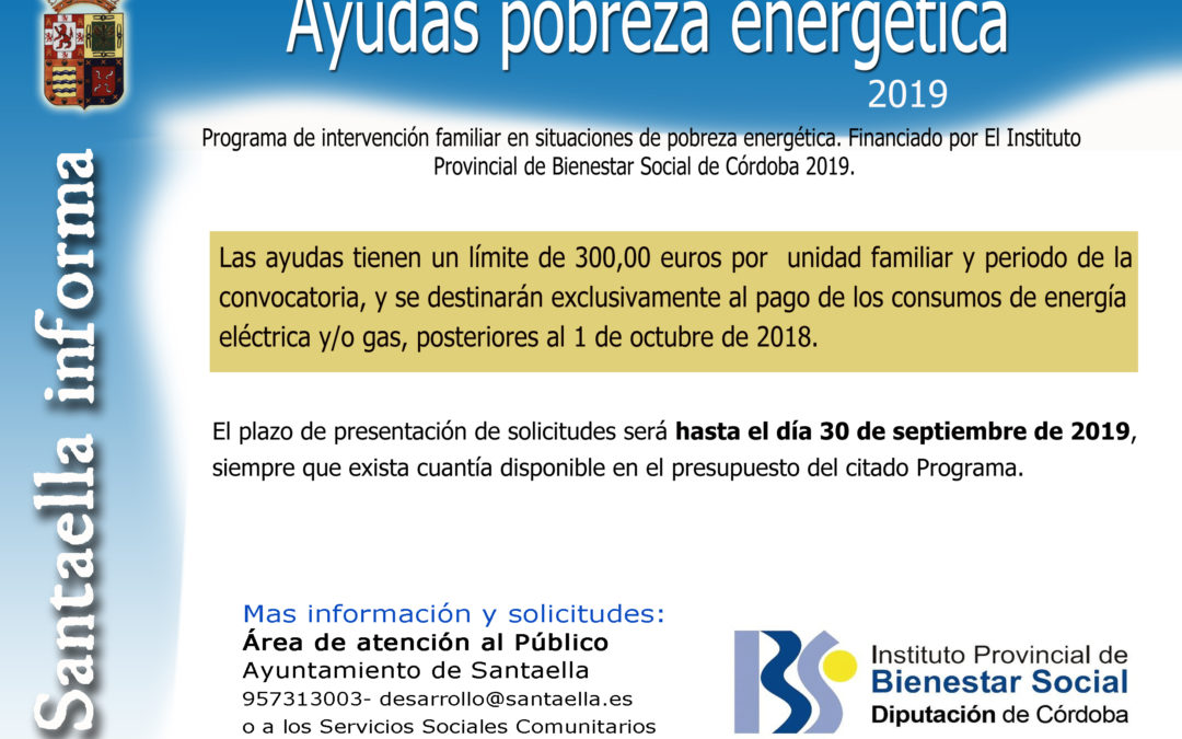 AYUDA PARA LA POBREZA ENERGÉTICA