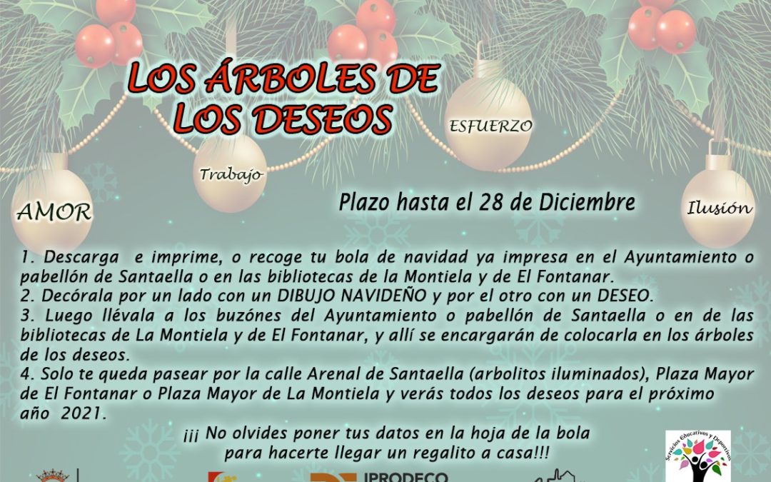 ACTIVIDAD NAVIDEÑA INFANTIL – LOS ÁRBOLES DE LOS DESEOS – NAVIDAD 2020