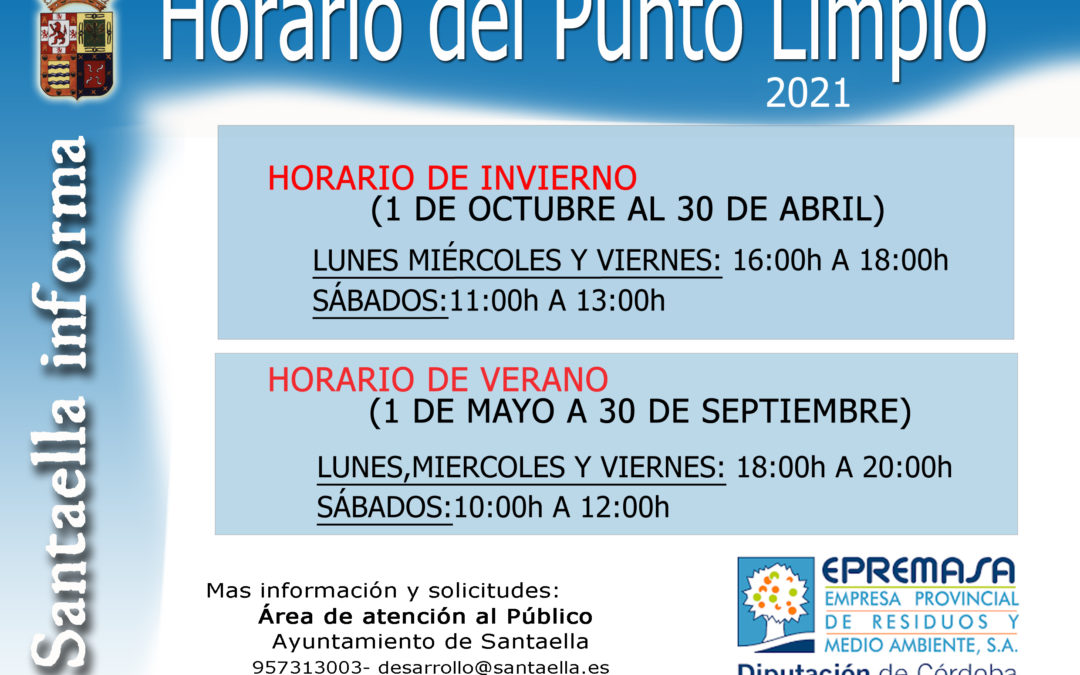 HORARIO PUNTO LIMPIO