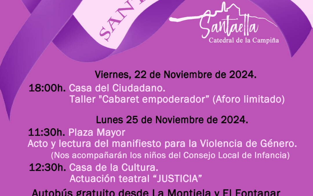 25N DÍA CONTRA LA VIOLENCIA DE GÉNERO